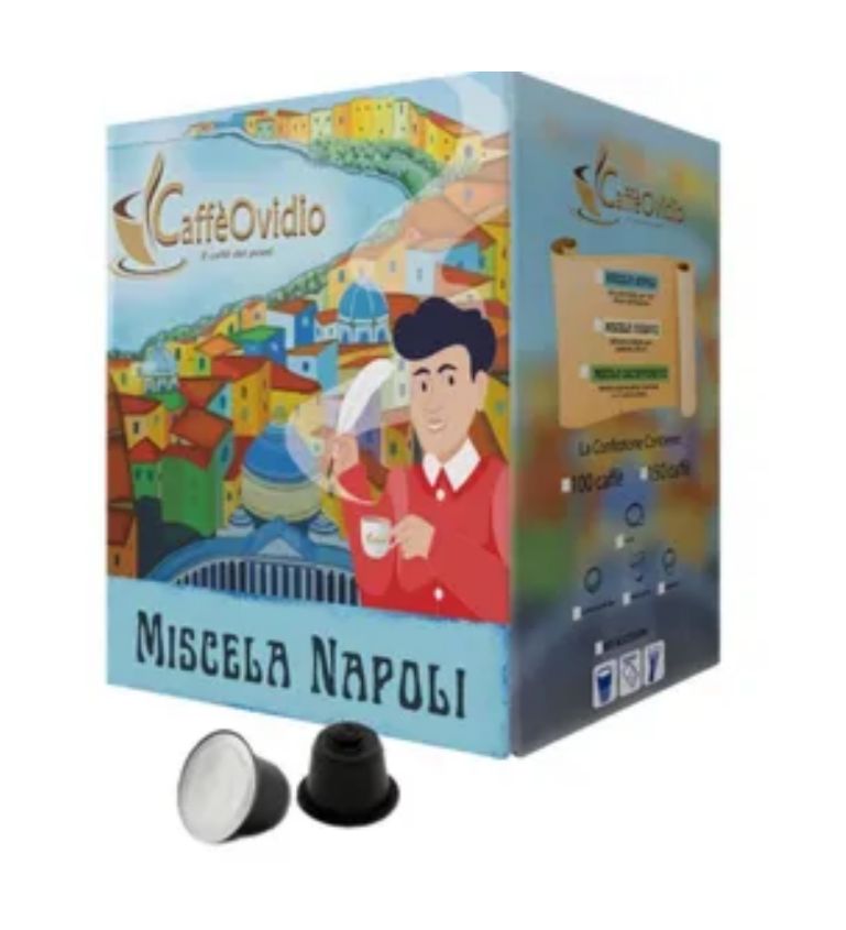 Box da 100 Capsule "NESPRESSO" MISCELA NAPOLI