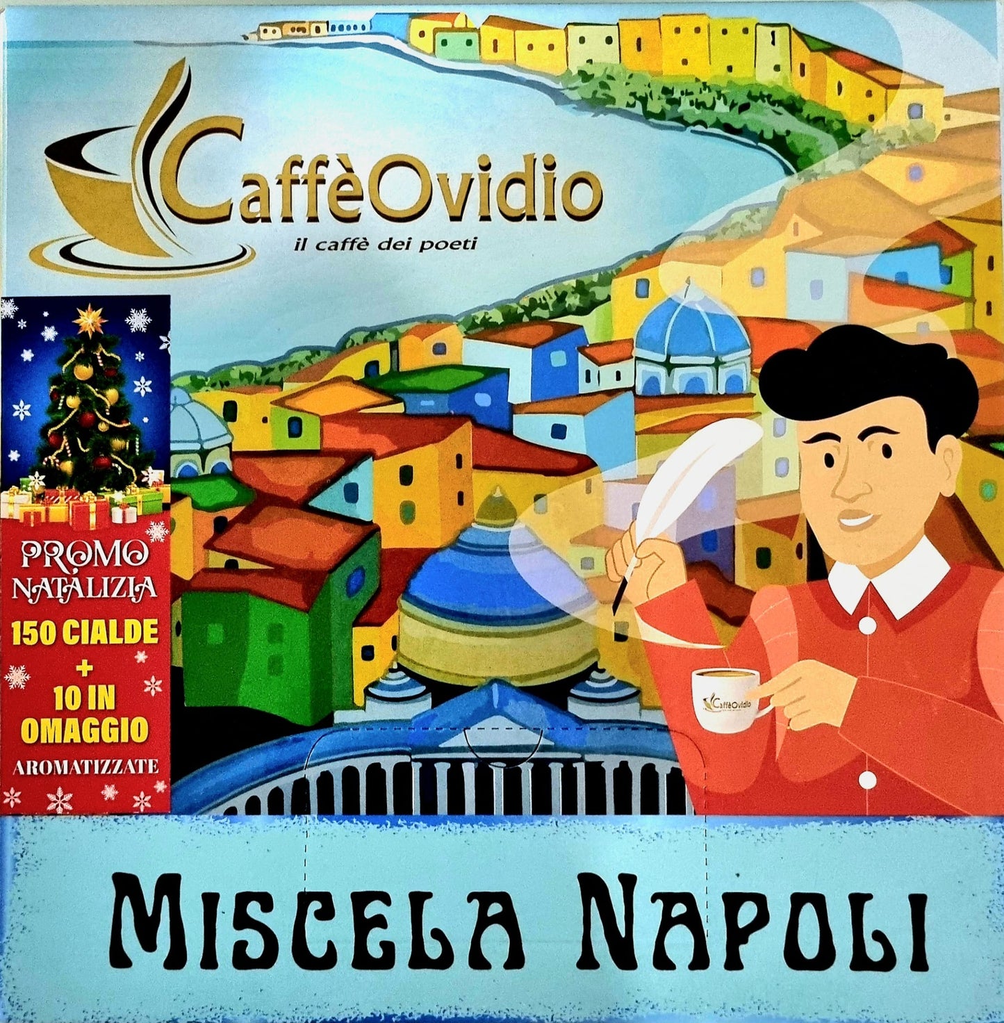 OFFERTA NATALIZIA BOX 150 CIALDE + 10 AROMATIZZATE MISCELA NAPOLI