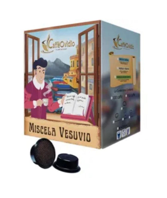 Box da 50 Capsule "A MODO MIO" MISCELA VESUVIO