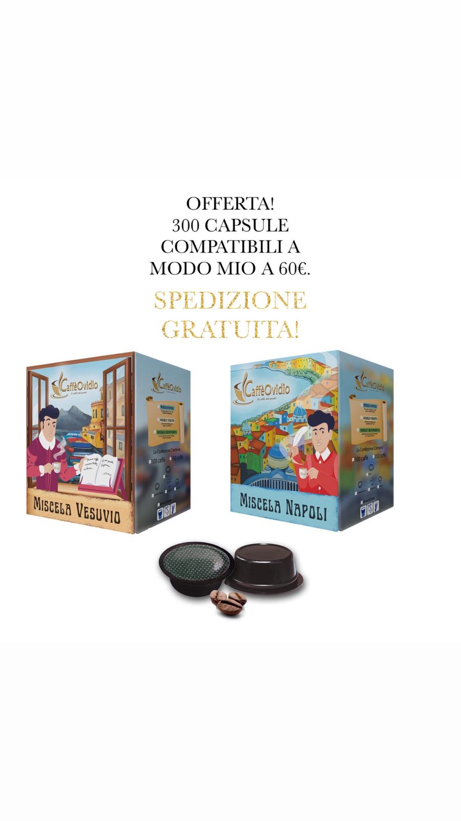 OFFERTA 300 CAPSULE A MODO MIO